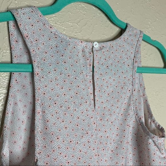 Cuidado con el perro tank floral polka dot pink black - Picture 4 of 6